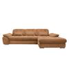 Ecksofa mit Bettkasten Rigatti Currygelb S: 314x184cm - Chromfarben/Currygelb, MODERN, Textil (314/184cm) - Livetastic
