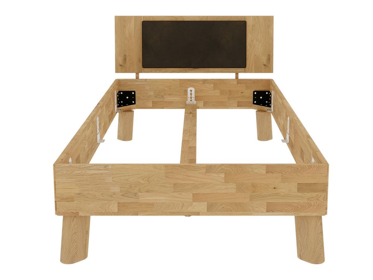 Bett Como Naturfarben /Wildeiche 100x200cm - Wildeiche/Naturfarben, MODERN, Holz (100/200cm) - MID.YOU