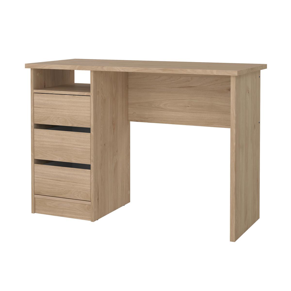 Schreibtisch Function Plus Eichefarben, L: 110 cm - Eichefarben, MODERN, Holzwerkstoff (110/48,5/76cm) - MID.YOU