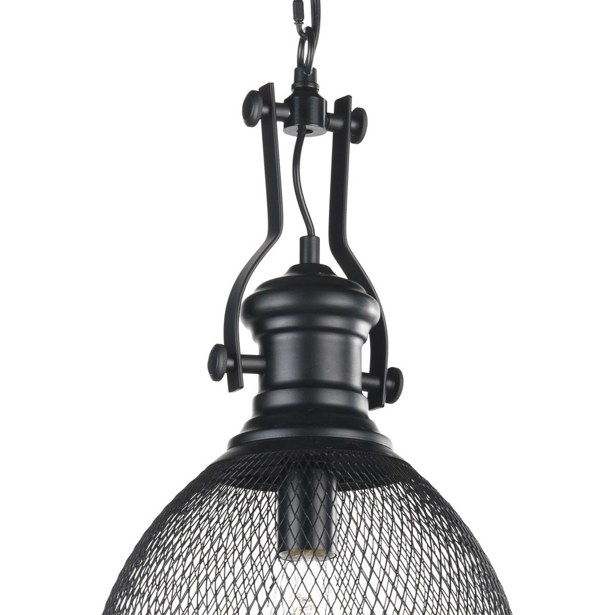 Hängeleuchte 4908/S - Schwarz, KONVENTIONELL, Metall (32/90cm)