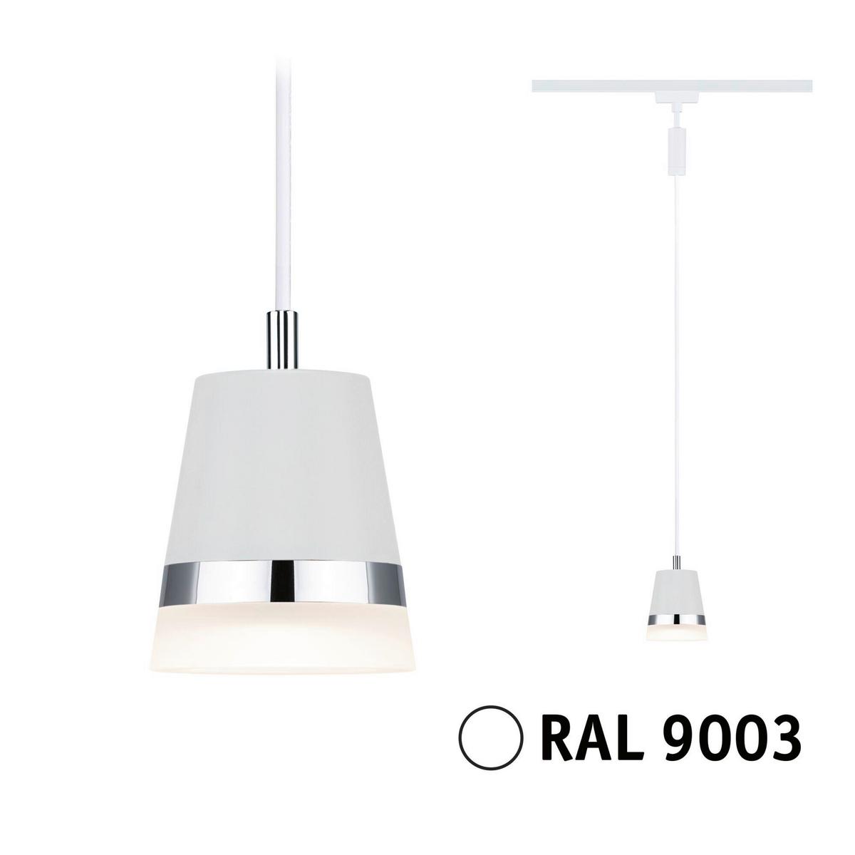 Schienensystem-Hängeleuchte 95629 Urail Cover Sw - Basics (8,4/121,4cm) - Paulmann