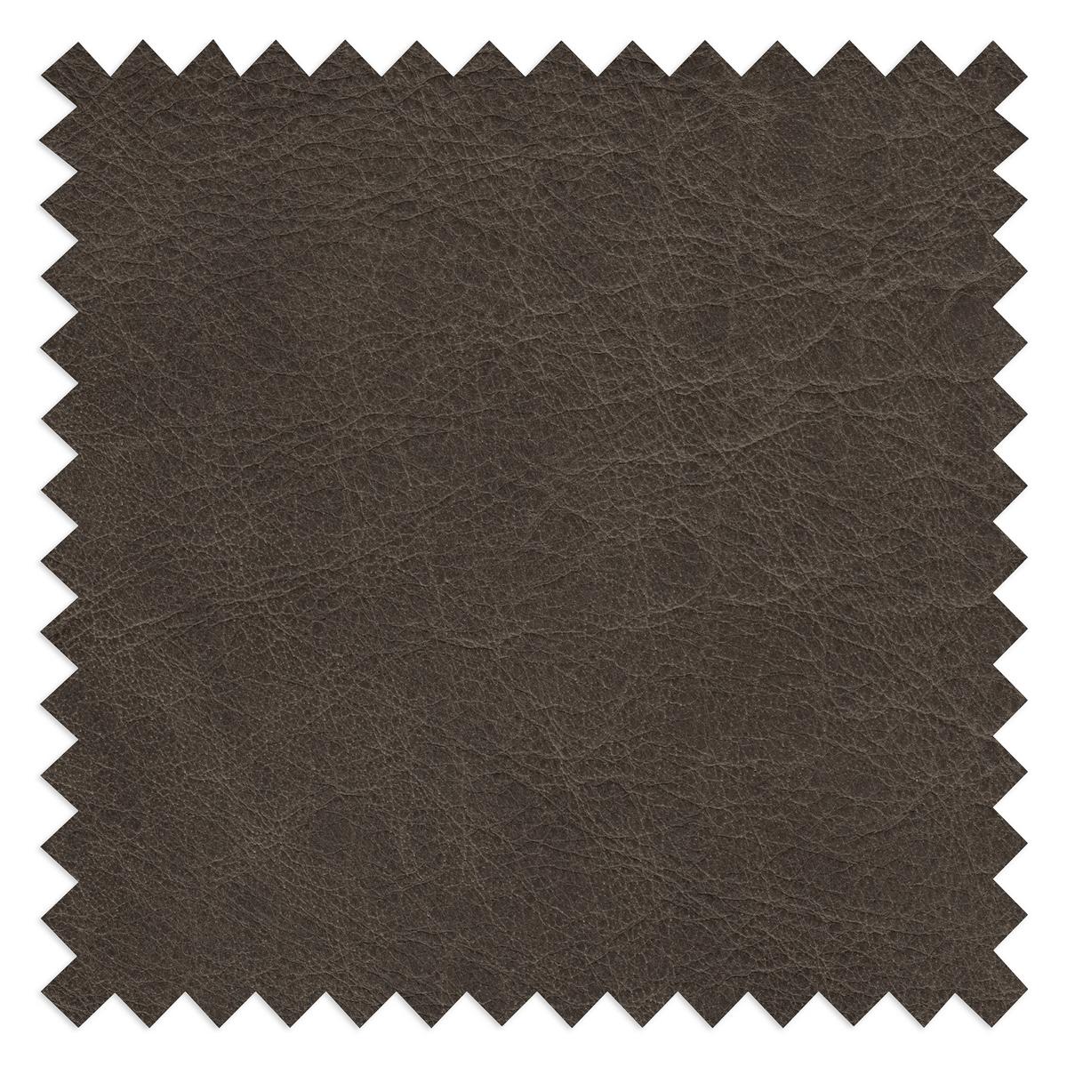 3-Sitzer-Sofa Spring, Fango B: - Fango/Schwarzchrom, Design, Leder (187/85/92cm) - Livetastic