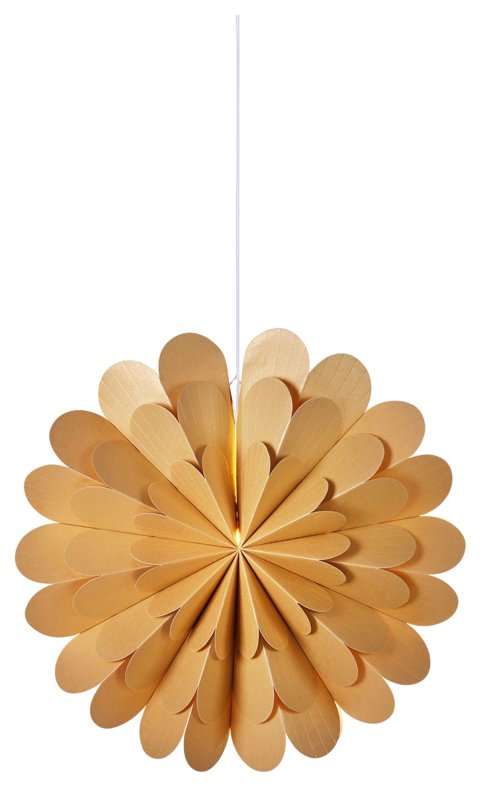 LED-Dekoleuchte Maravilla - Goldfarben, Basics, Papier (60/60/19cm) - Markslöjd