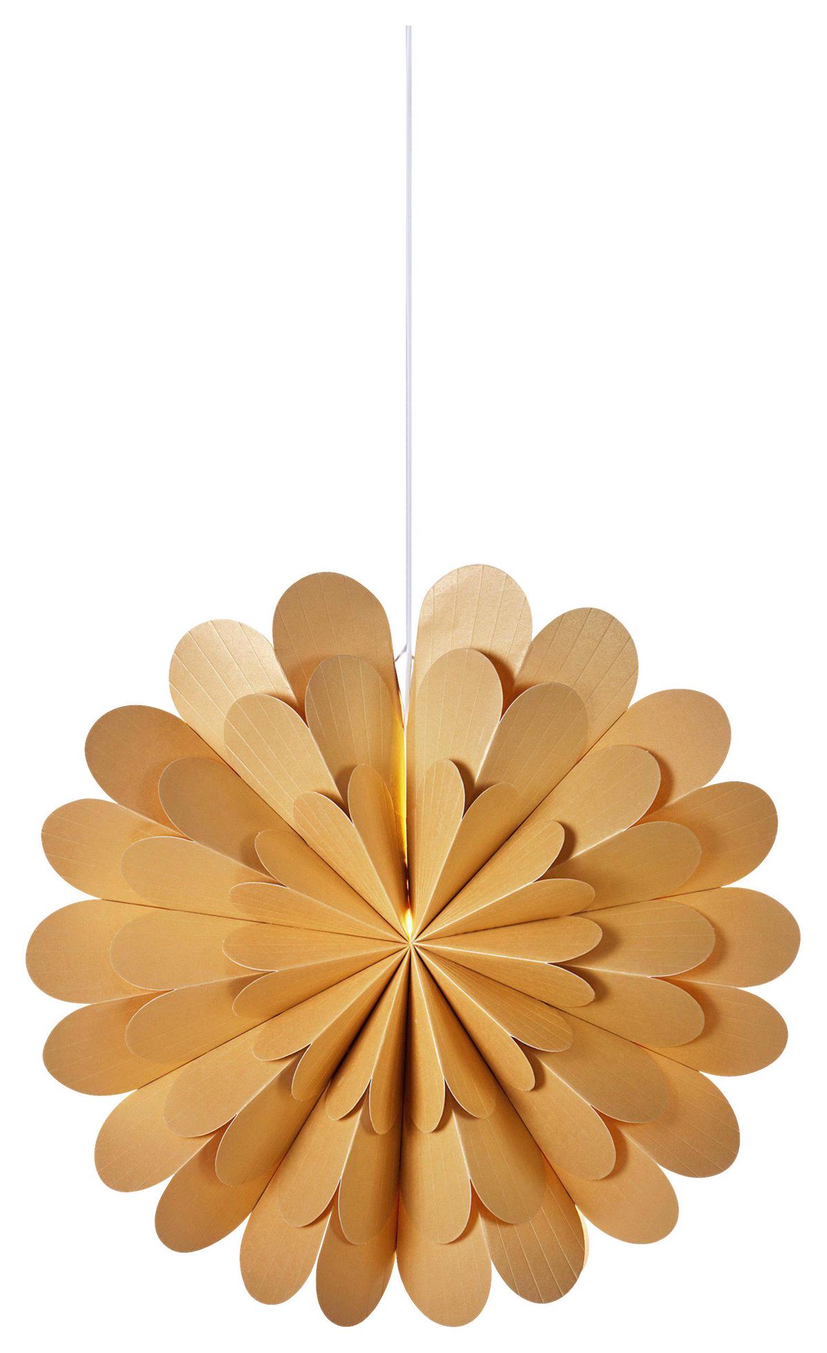 Led-dekoleuchte Maravilla - Goldfarben, Basics, Papier (60/60/19cm) - Markslöjd