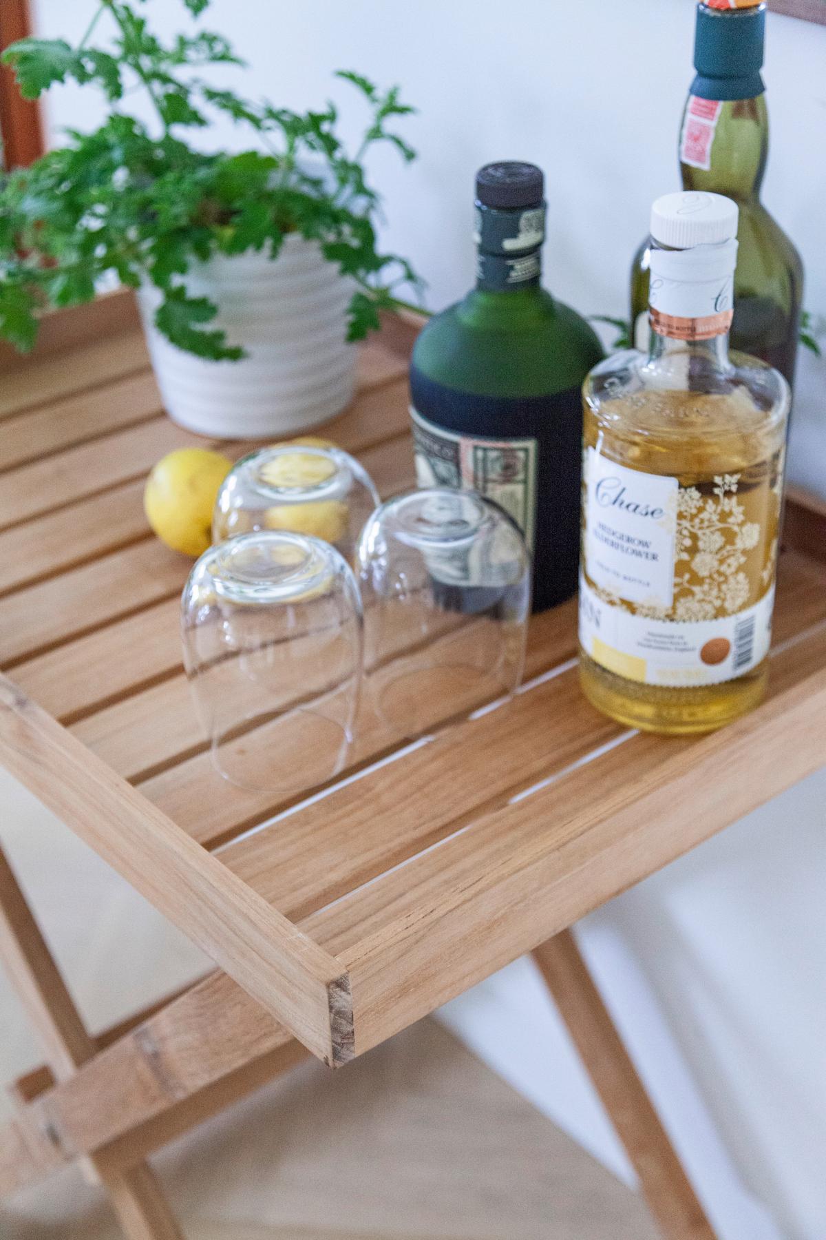 Gartentisch Klappbar Tray Table Teakholz L 60 cm - Teakfarben, KONVENTIONELL, Holz (60/40/65cm) - MID.YOU