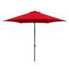 Sonnenschirm Sevilla BxHxT: 270x270x246 cm Rot - Anthrazit/Rot, Basics, Textil/Metall (270/270/246cm) - Schneider