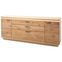 Sideboard Teilmassiv 210 Cm Barcelona Eichefarben - Eiche Bianco, Design, Holz/Holzwerkstoff (210/84/44cm) - Livetastic