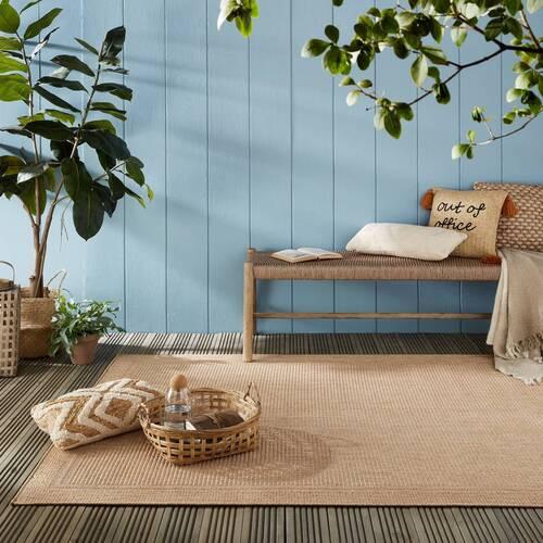 Outdoorteppich Weave Outdoor - Beige, Basics, Textil (200/290cm)