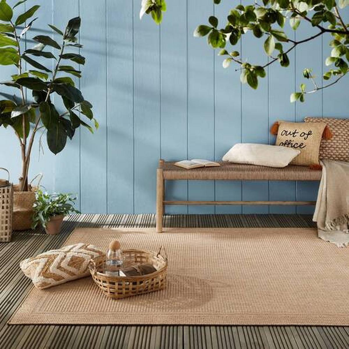 Outdoorteppich Weave Outdoor - Beige, Basics, Textil (160/230cm)