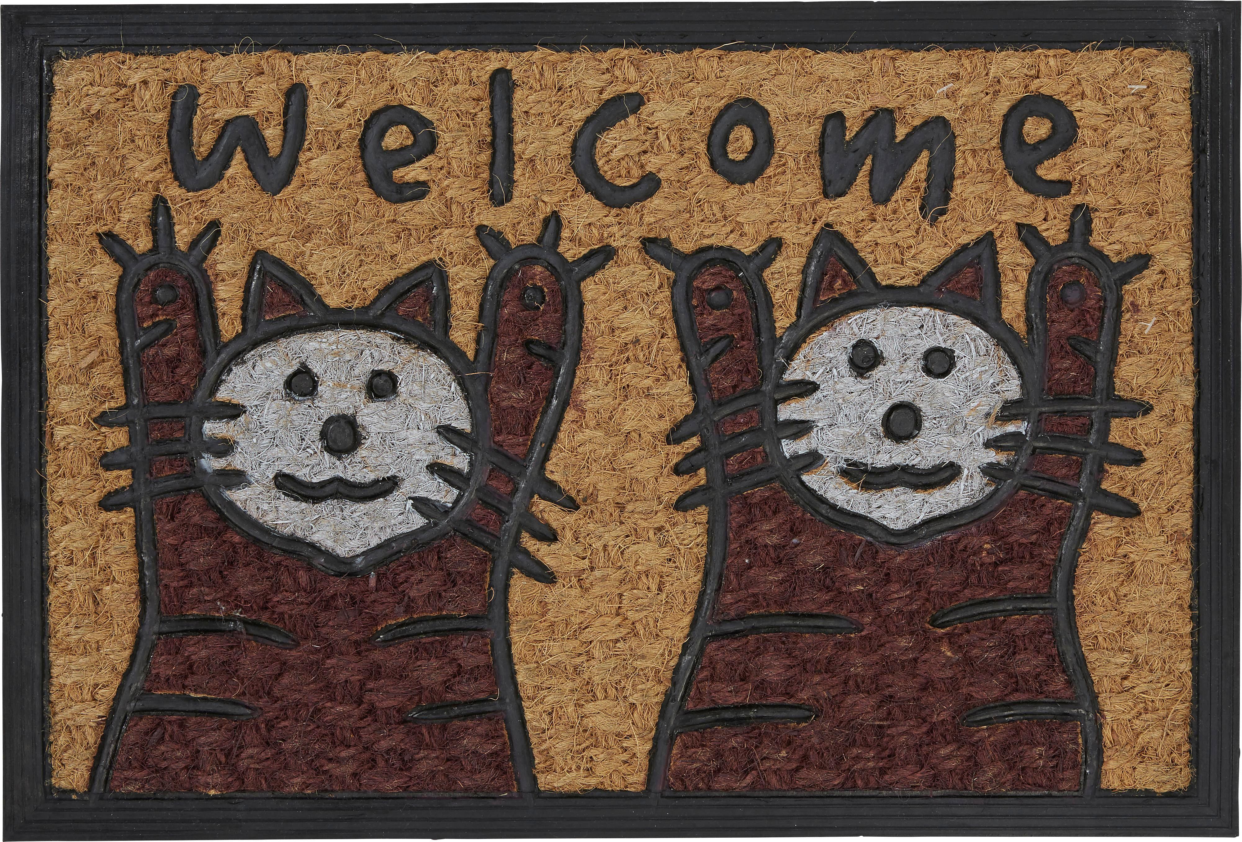 Fußmatte Dagmar 40x60 cm - Multicolor, KONVENTIONELL, Kunststoff/Textil (40/60cm) - Homezone