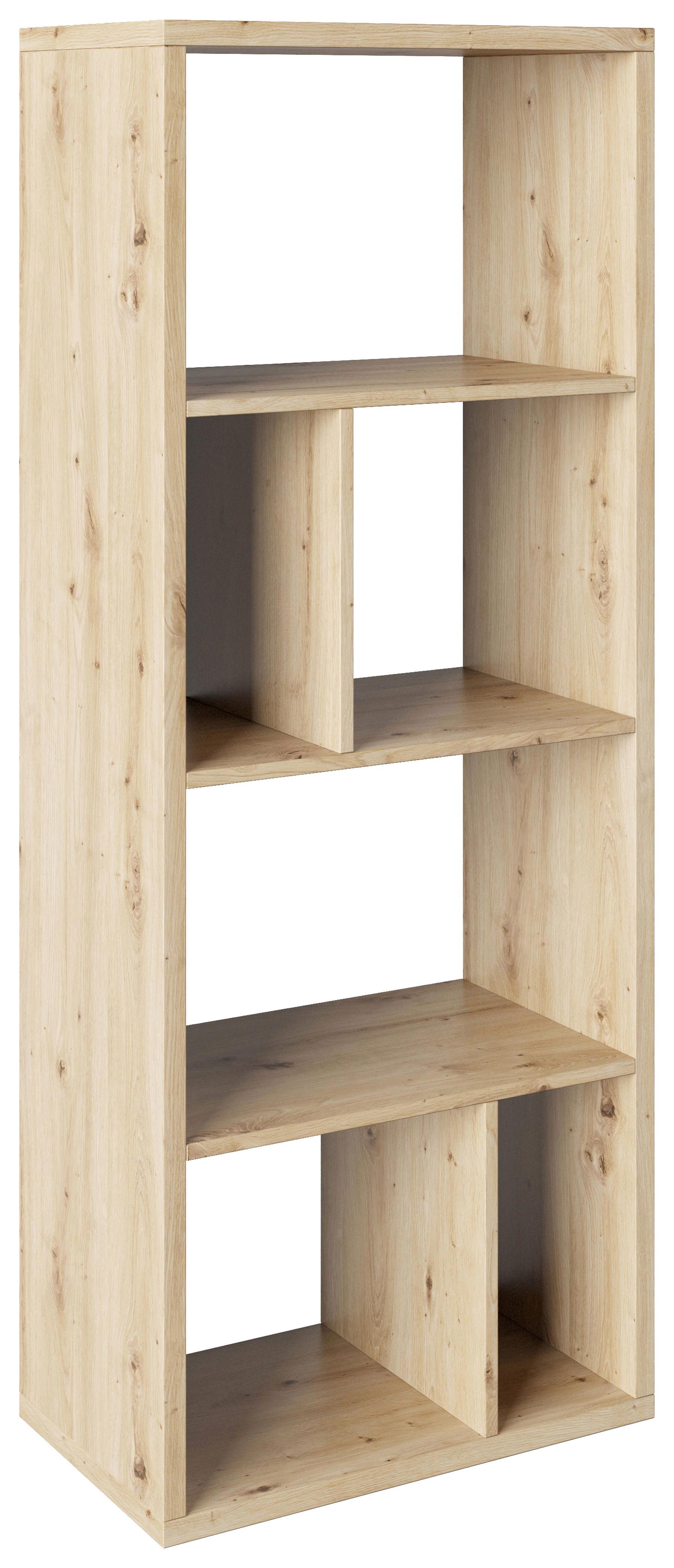 Regal Fortuna - Eiche Artisan, Basics, Holzwerkstoff (58/147/34cm) - MID.YOU