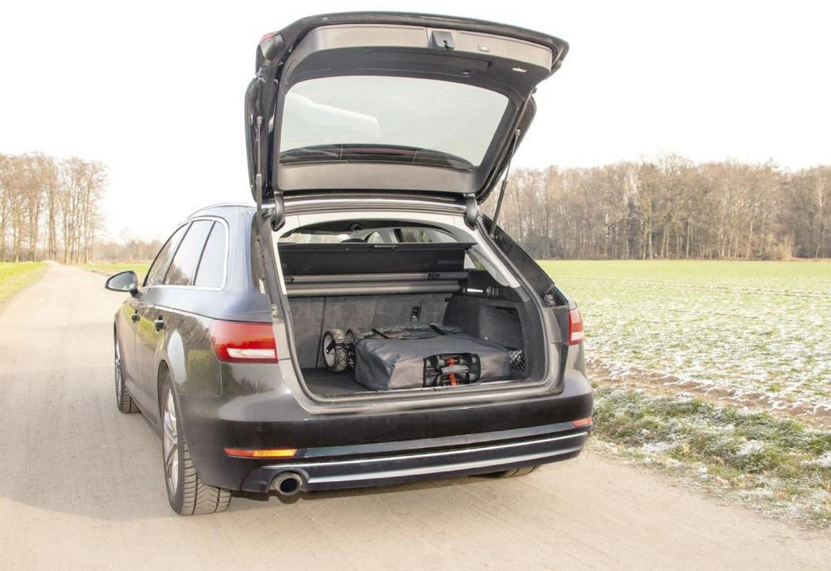 Bollerwagen Klapp-Bollerwagen Paxi - Grau, Basics, Textil/Metall (124/59/67cm) - Pinolino