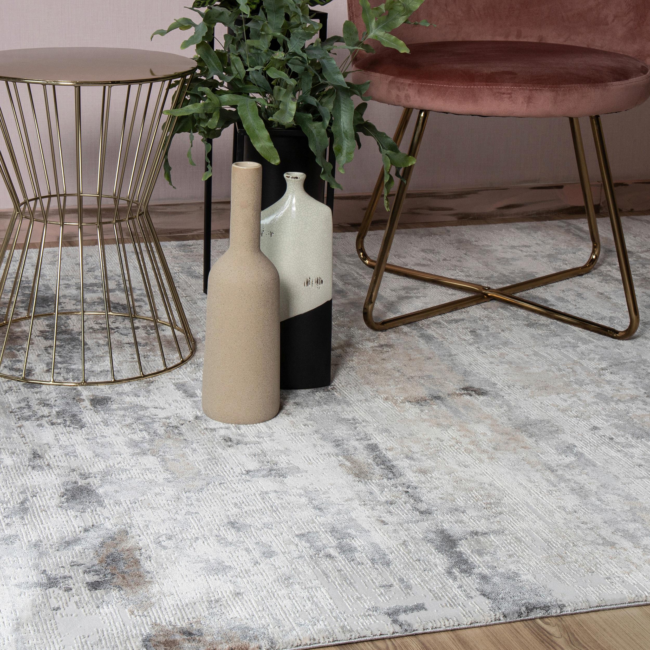 Webteppich Taupe My Jewel Of Obsession 160x230 cm - Taupe, KONVENTIONELL, Textil (160/230cm) - Obsession