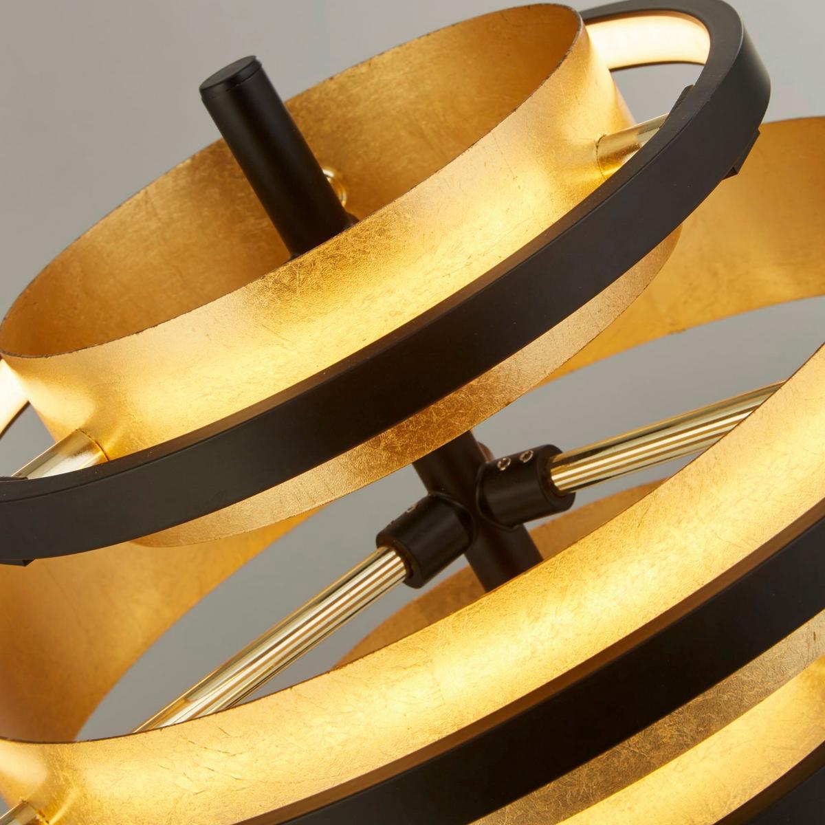 LED-Tischleuchte Eu6357bg - Schwarz, Basics, Metall (32/43.5cm)