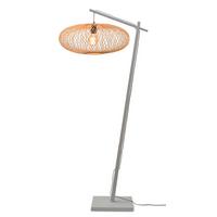 Stehleuchte Cango/F/Ad/W/6025/N - Naturfarben/Weiß, Trend (176/60/36cm) - Good & Mojo