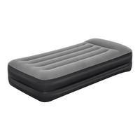 Luftbett Hannes 191x97x46 Cm Bis 150kg, Inkl. Pumpe - Dunkelgrau/Schwarz, KONVENTIONELL, Kunststoff/Metall (191/97/46cm) - Bestway