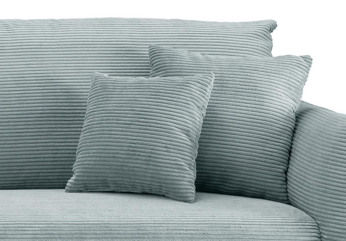 2-sitzer-sofa Vanilla Hellblau - Schwarz/Hellblau, Design, Textil (163/97/102cm) - Livetastic