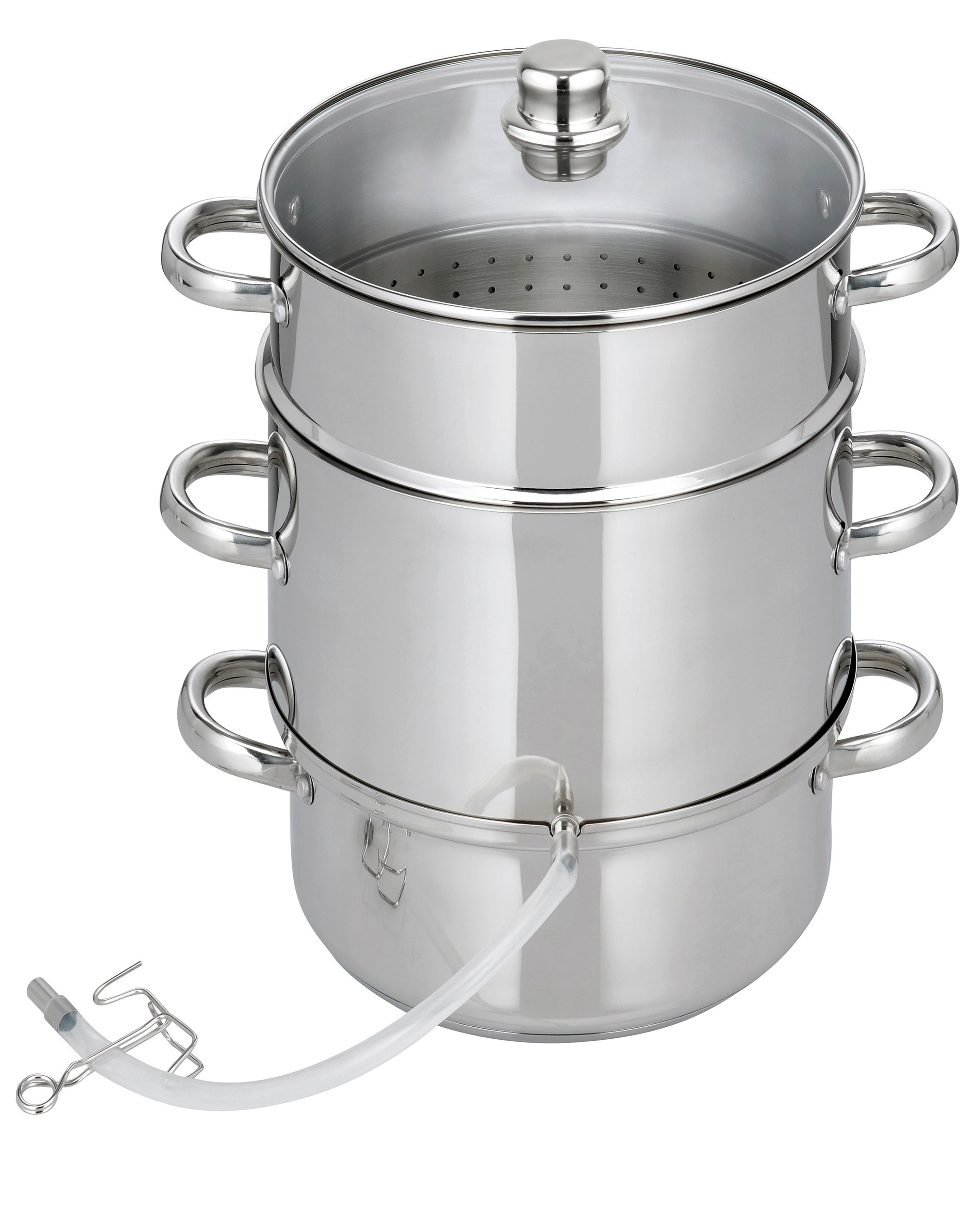 Dampfentsafter Galactica 22026 - Edelstahlfarben, Basics, Metall (8l)