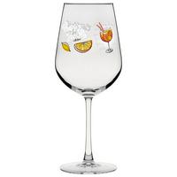 Spritzerglas Sienna - Transparent/Orange, ROMANTIK / LANDHAUS, Glas (99/22cm) - James Wood