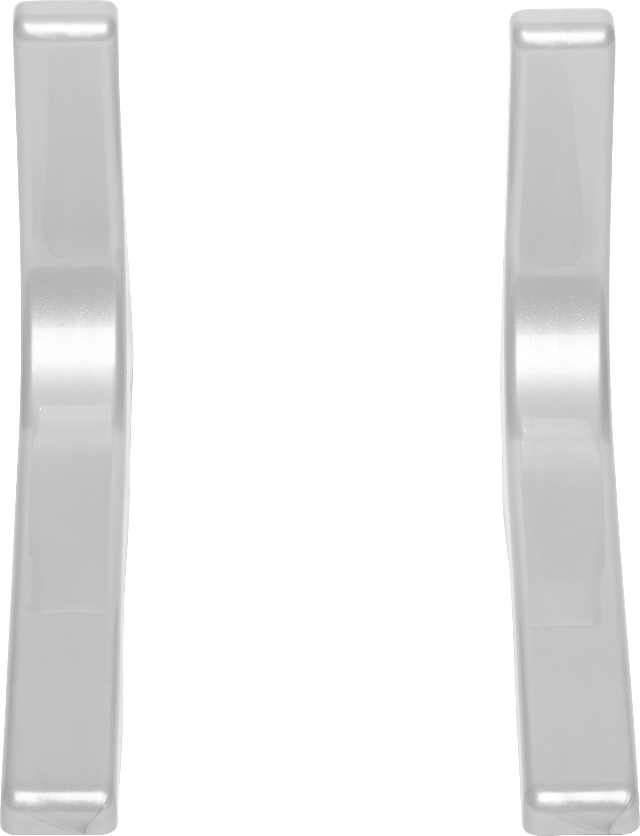 Nastěnný Držák Leonardo - barvy stříbra, kov (24cm)