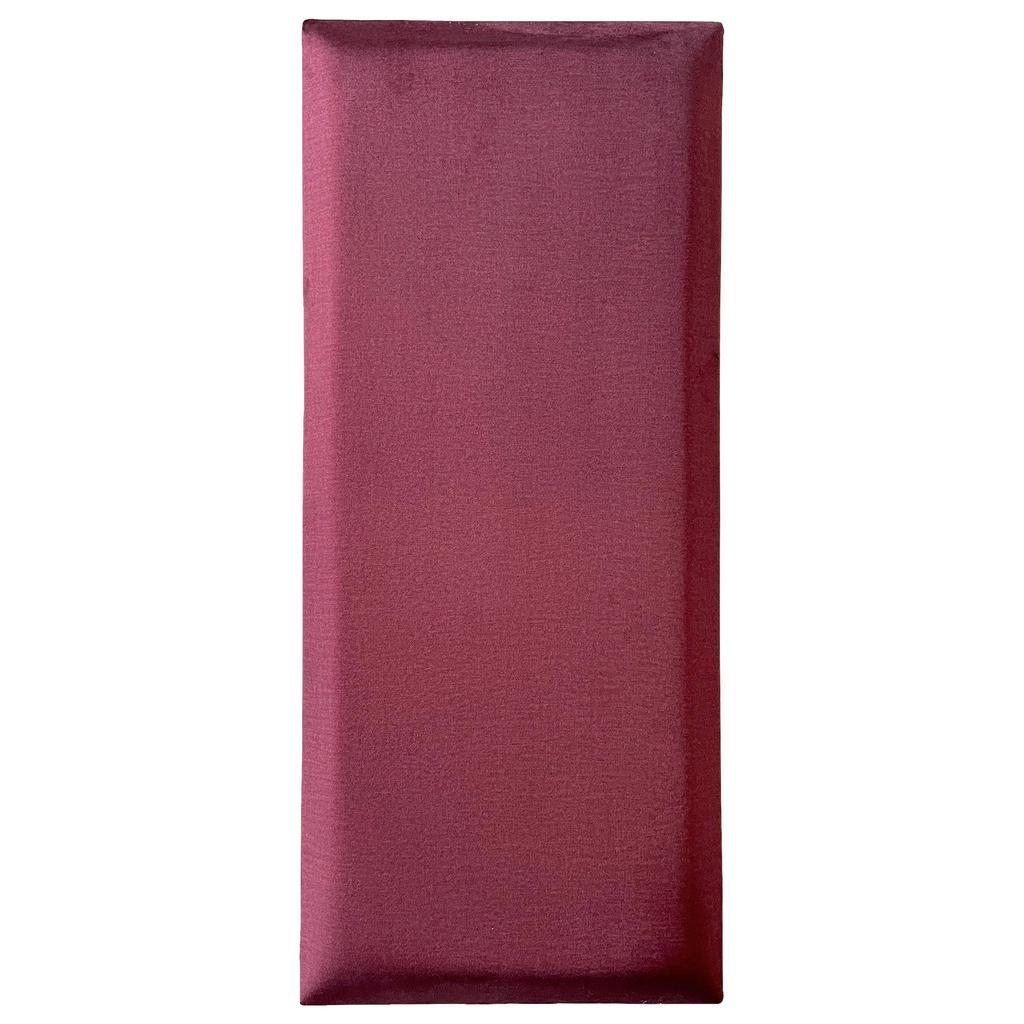 Polsterpaneel 2er-Set 70x30 cm rechteckig, Bordeaux