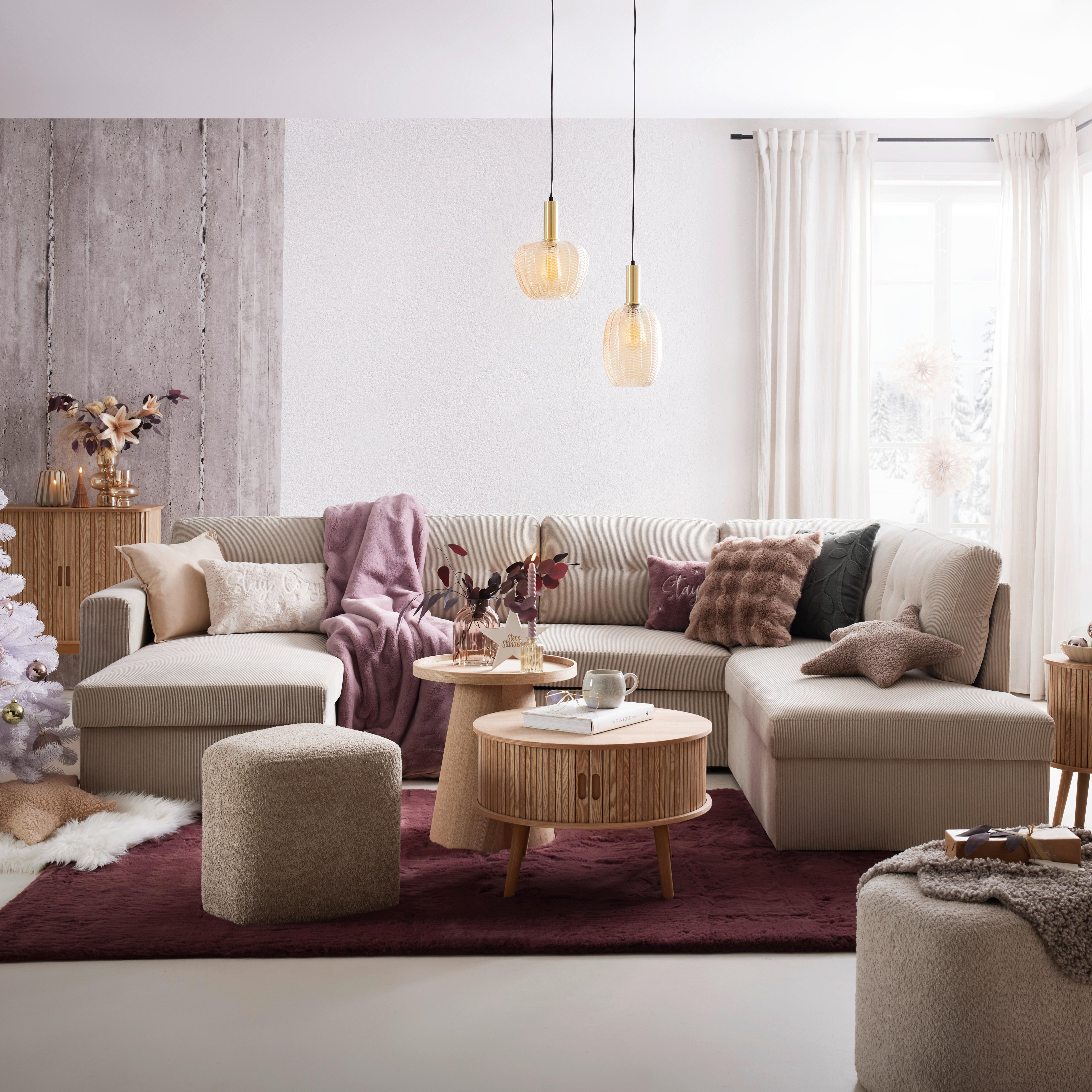 dlhá sviečka TWIST - lila, Konventionell, plast (2/25cm) - Modern Living
