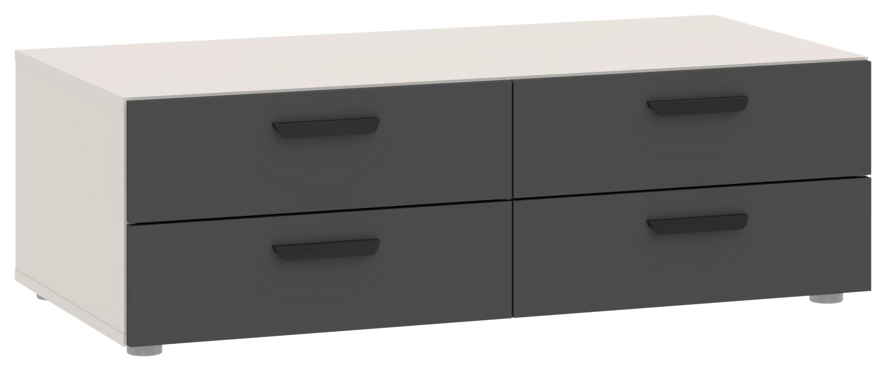 Schubladenbox 74cm Basic Two Kaschmir/Anthrazit - Kaschmir/Anthrazit, KONVENTIONELL, Holzwerkstoff (110,7/35/51,9cm)