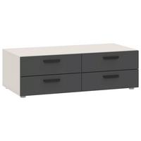 Schubladenbox 74cm Basic Two Kaschmir/Anthrazit - Kaschmir/Anthrazit, KONVENTIONELL, Holzwerkstoff (110,7/35/51,9cm)