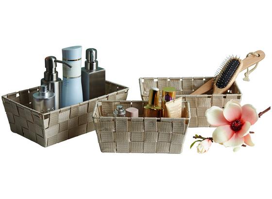 Regalkorbset Gesa, Beige - Beige, KONVENTIONELL, Kunststoff/Metall - Ombra Regalkorbset Gesa, Beige - Beige, KONVENTIONELL, Kunststoff/Metall - Ombra