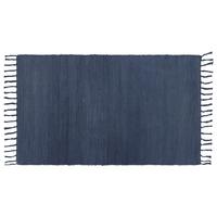 Handwebteppich Annika - Blau, MODERN, Textil (70/120cm) - James Wood