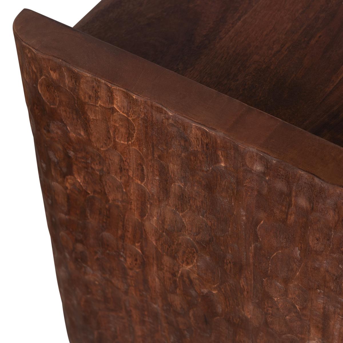 Garderobenbank Prop Braun B: 120 cm - Braun, Design, Holz (120/40/45cm) - Livetastic