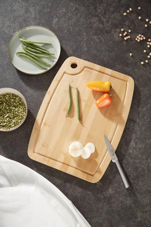 Schneidebrett Davis - Naturfarben, Basics, Holz (35/25/1,5cm) - Luca Bessoni