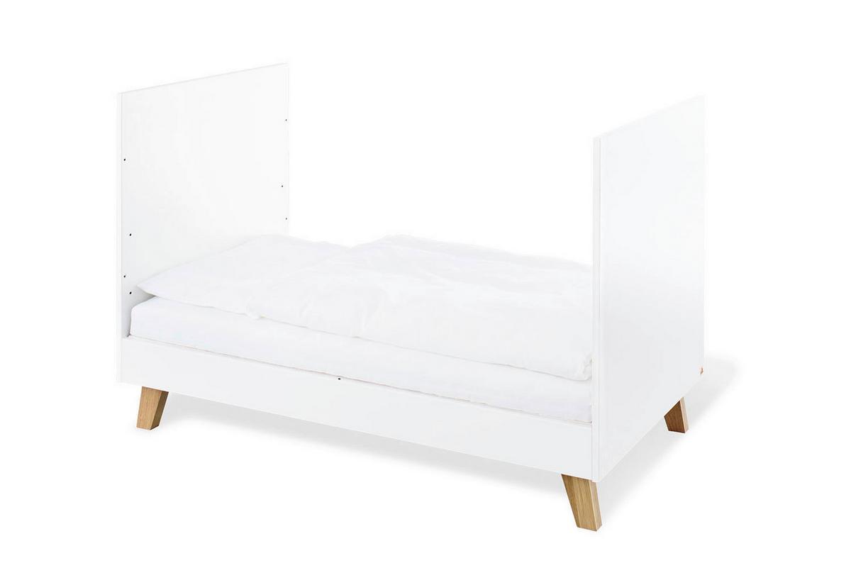 Babyzimmer 093420b Pan - Eichefarben/Weiß, Design, Holzwerkstoff - Pinolino