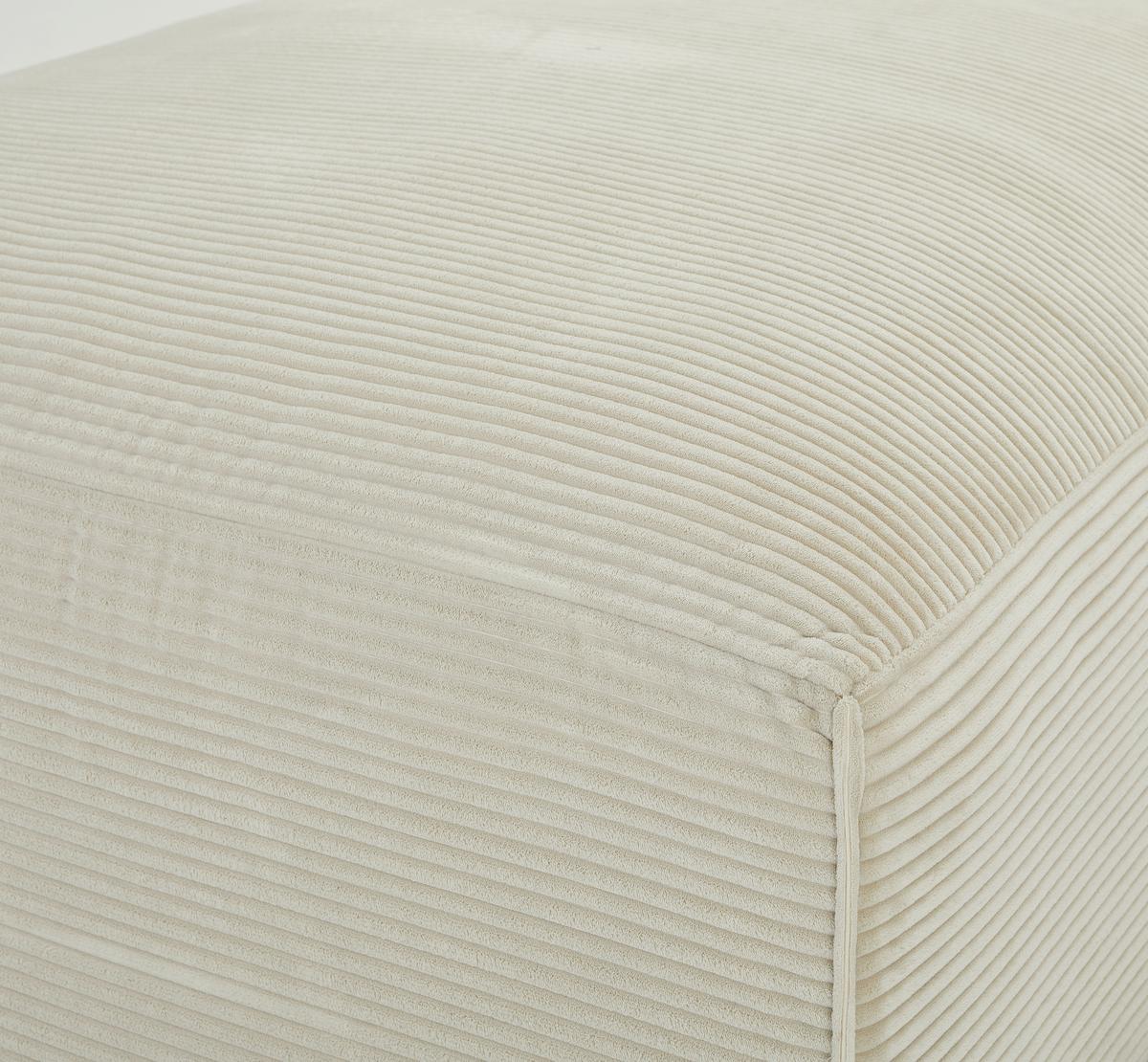 Ecksofa Pearl - Beige/Schwarz, Design, Textil (196/303cm) - Livetastic
