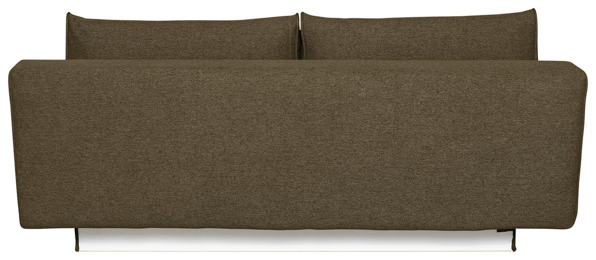 Schlafsofa Lena - Weiß/Braun, Design, Textil (190/75/97cm) - P & B