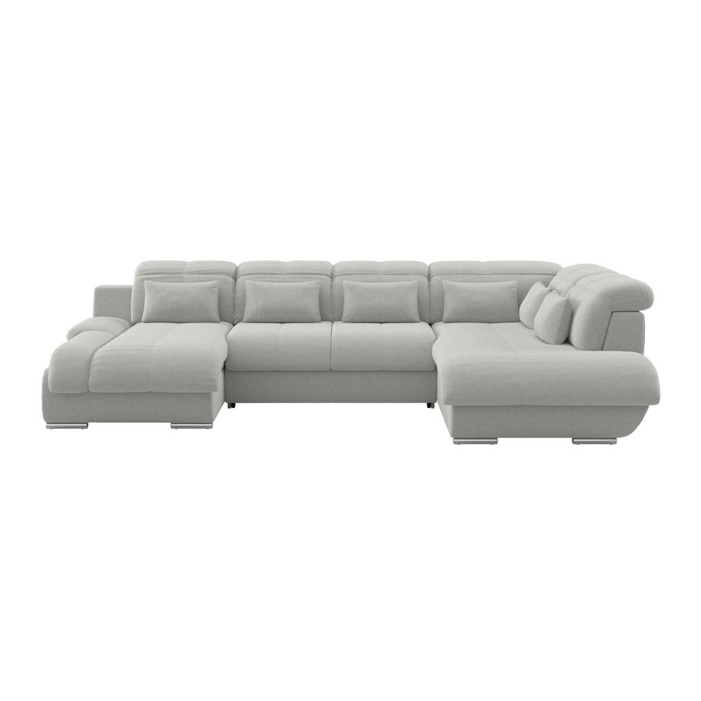 Wohnlandschaft Multi mit Schlaffunktion grau