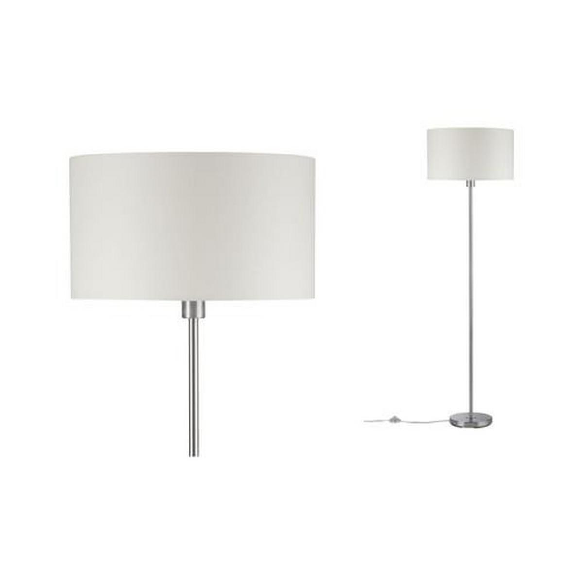 Stehlampe Tessa Dimmbar Creme Textilschirm - Creme, Design, Textil/Metall (45/160cm) - Paulmann