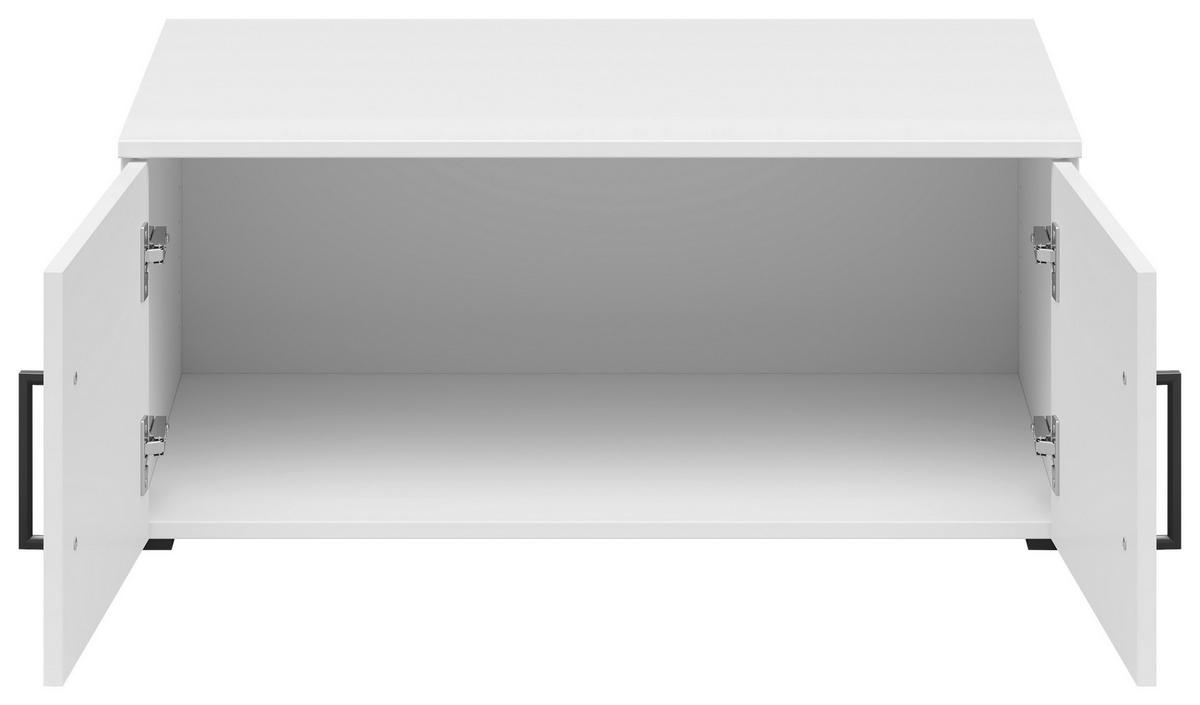 Nástavec na skříň MULTISTAURAUM š: 80 cm - bílá/černá, Moderní, kompozitní dřevo/plast (80/35/52cm)