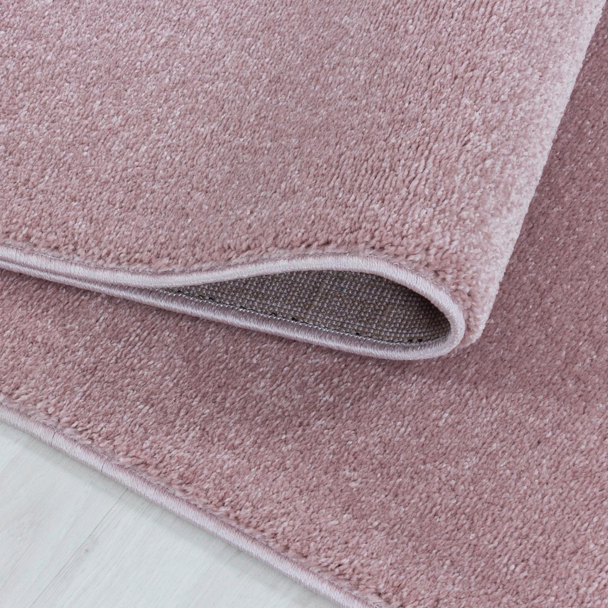 Teppich Läufer Rosa Rio 80x250 Cm - Rosa, Basics, Textil (80/250cm)