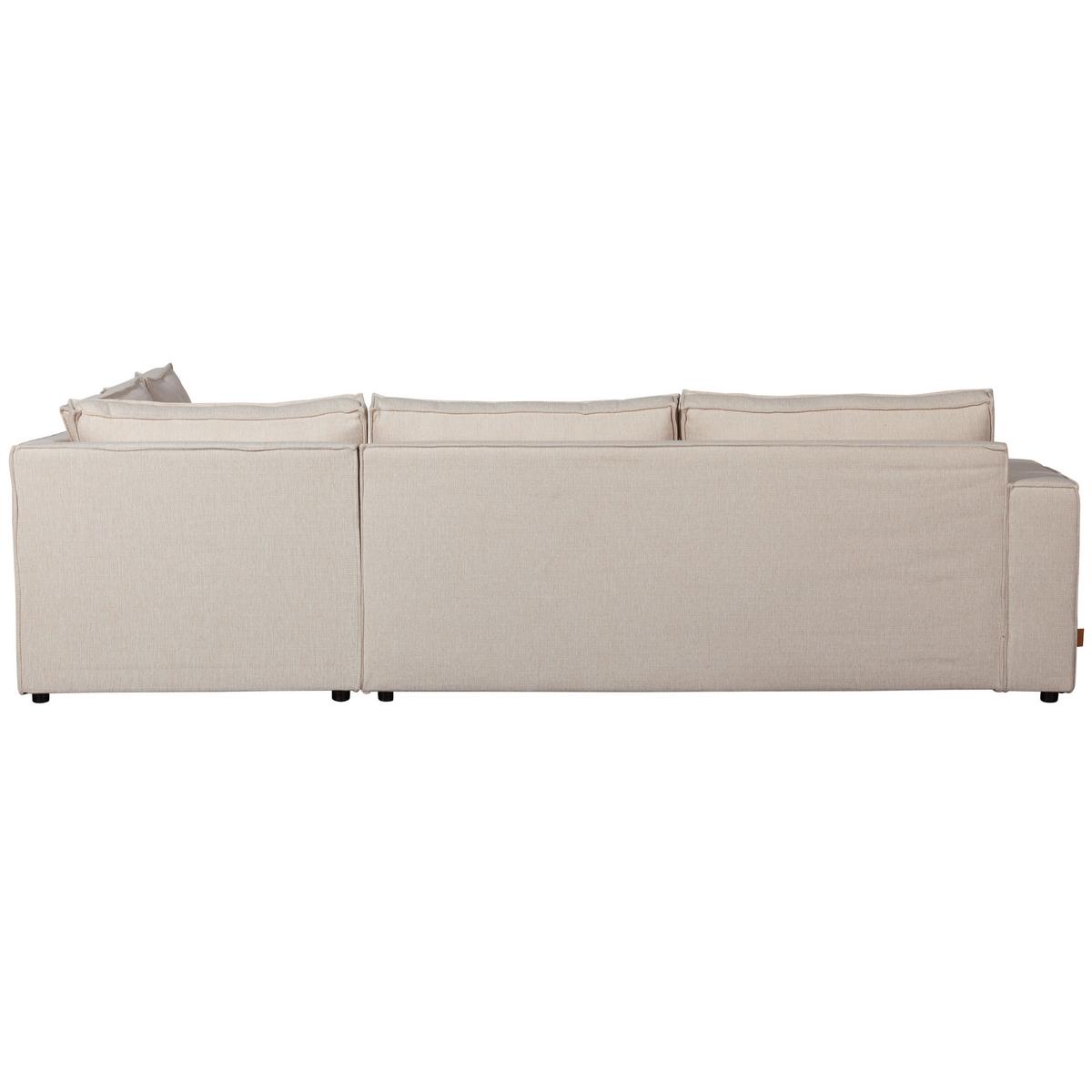 Ecksofa Thomas Naturfarben S:283x197cm - Schwarz/Naturfarben, Design, Holzwerkstoff/Textil (283/197cm) - Livetastic