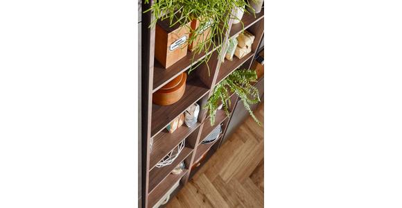 Einbauküche Riga Frei Planbar Modern, Grifflos - Eichefarben/Anthrazit, MODERN, Holzwerkstoff - Vertico
