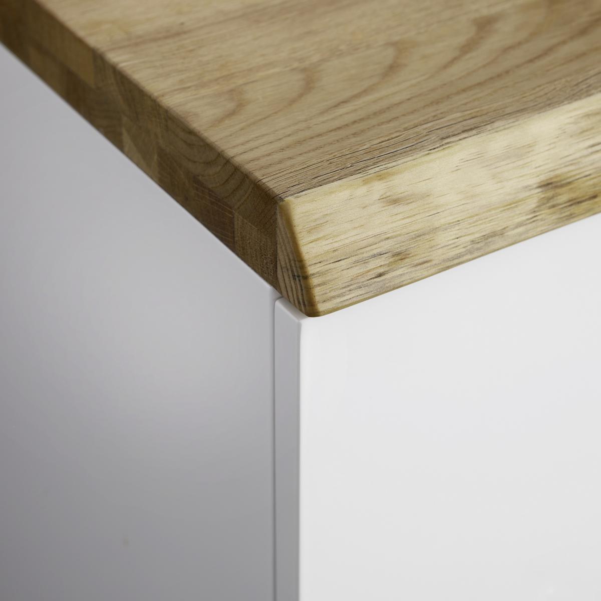Komoda CARLOS - bílá/barvy dubu, Moderní, dřevo (100/122/42cm) - Modern Living