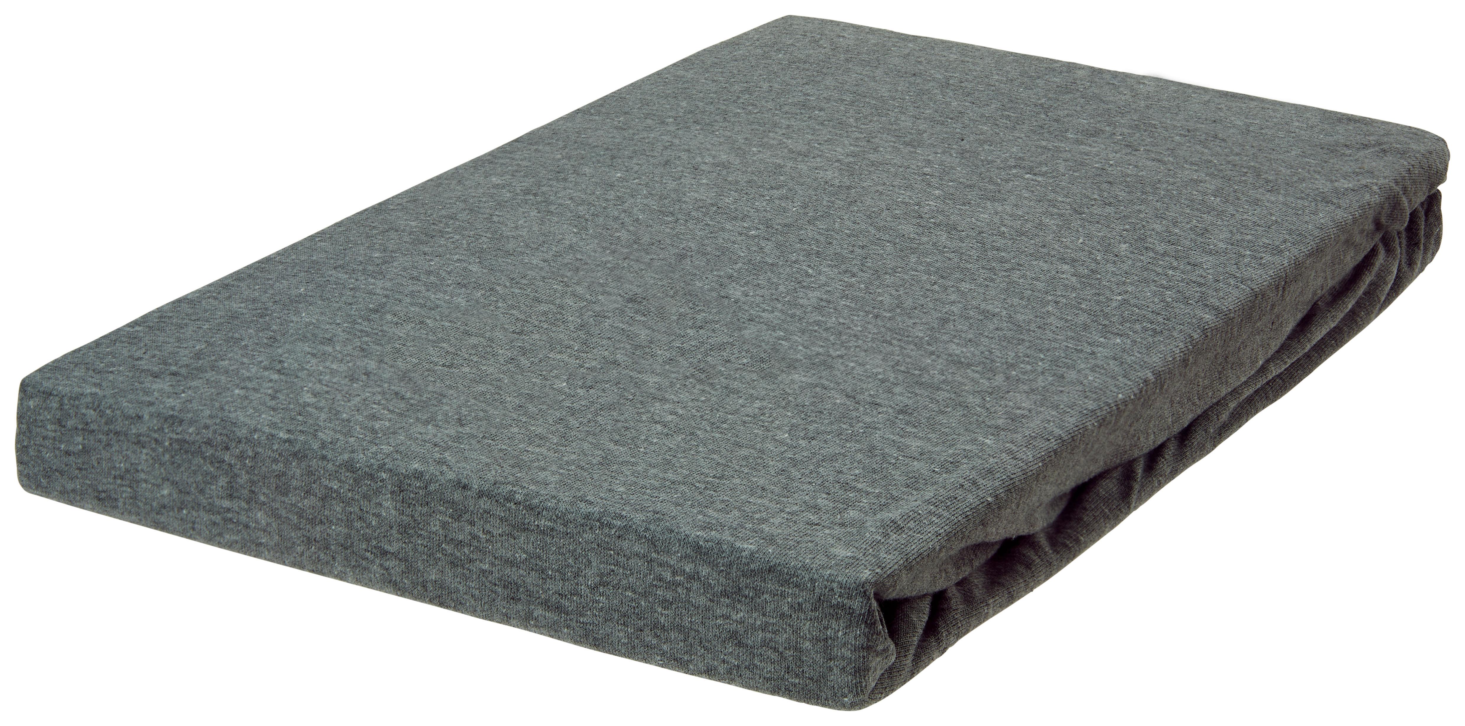 Spannleintuch Lana Anthrazit 200x200 Cm Mischgewebe