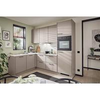 Eckküche Pn 105 - Kaschmir/Hellgrau, MODERN, Holzwerkstoff (186,6/248,2cm) - Pino