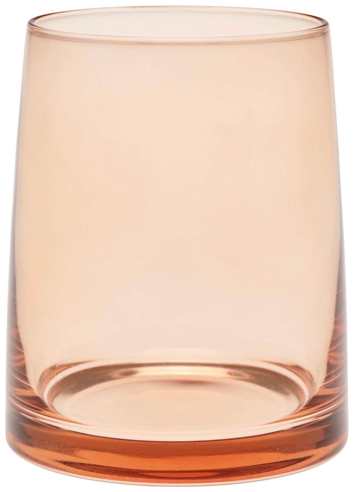 Trinkglas Atlanta - Klar/Kupferfarben, MODERN, Glas (8/10cm) - James Wood