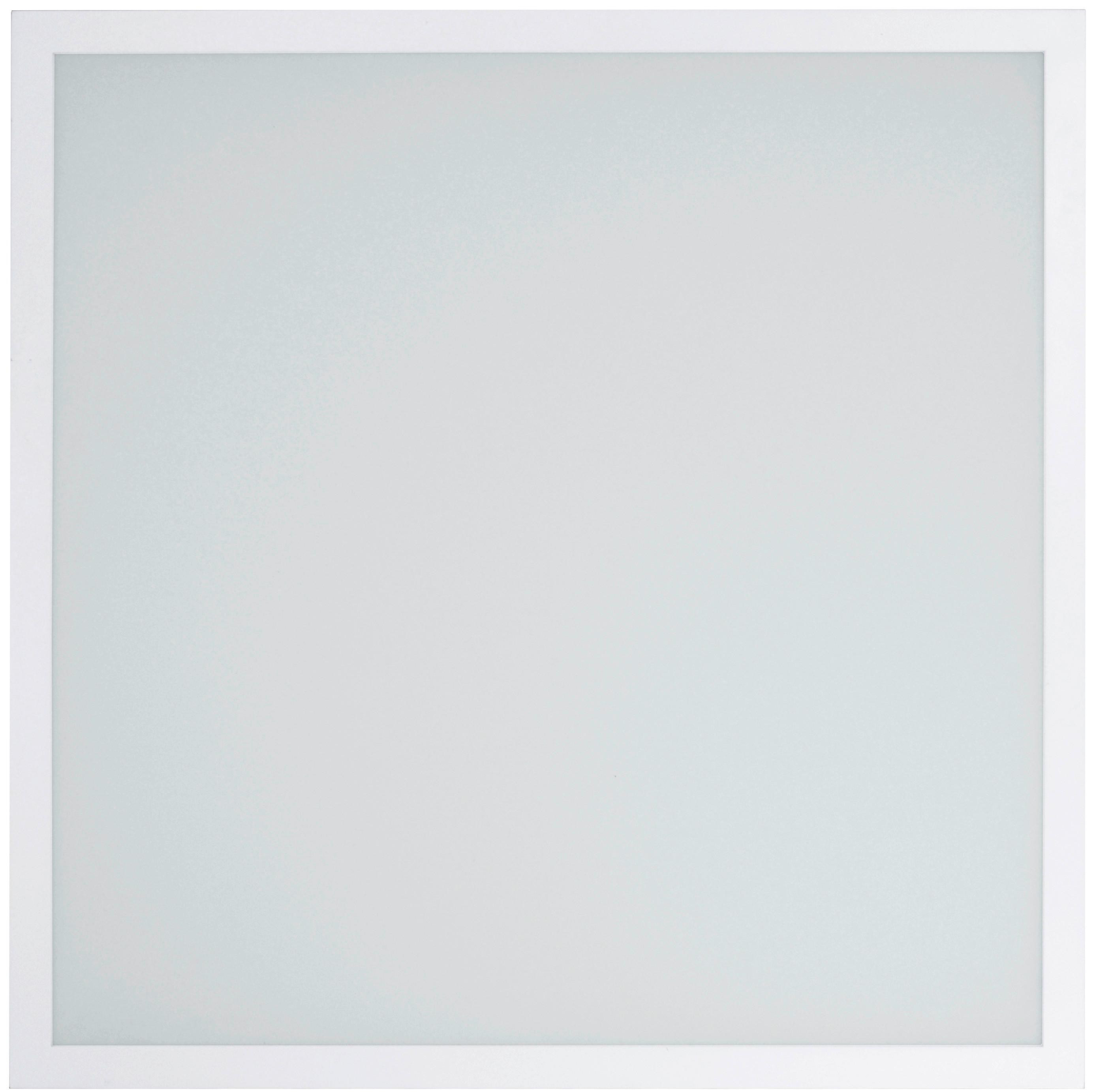 Led-deckenleuchte L: 62 Cm, Mit Farbtemperaturwechsler - Weiß, Basics, Kunststoff/Metall (62/62/5cm)