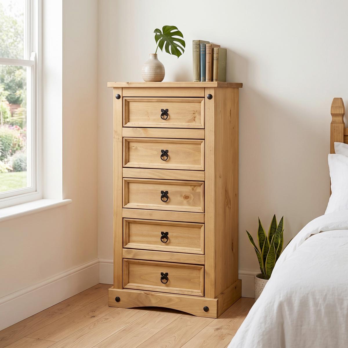KOMMODE Honigfarben B: 53cm - Honig, Natur, Holz (53/109/39cm) - Livetastic