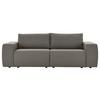 2-sitzer-sofa Looks Ii Grau - Schwarz/Grau, Design, Textil (242/87/89cm) - LOOKS by W.Joop