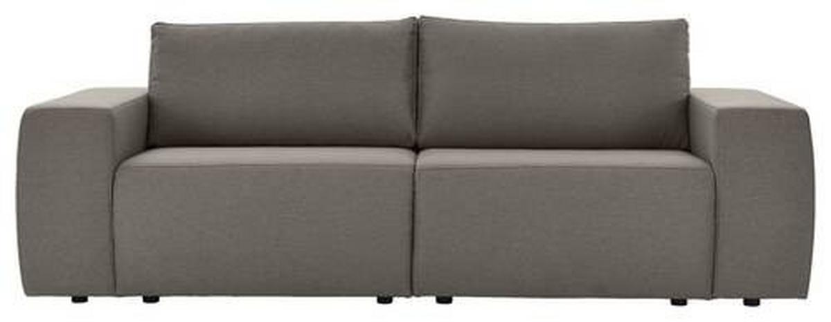 2-Sitzer-Sofa Looks II Grau - Schwarz/Grau, Design, Textil (242/87/89cm) - LOOKS by W.Joop