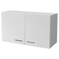 Küchenoberschrank Lucca Weiß B: 100 Cm - Weiß, KONVENTIONELL, Holzwerkstoff (100/54,8/32cm) - FlexWell